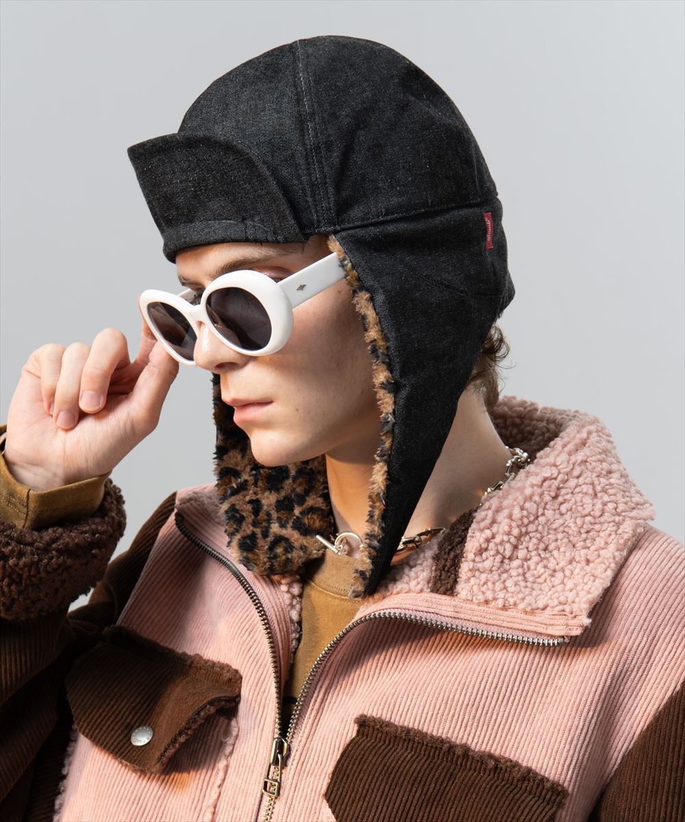 Denim Flight Cap / デニムフライトキャップ glamb グラム