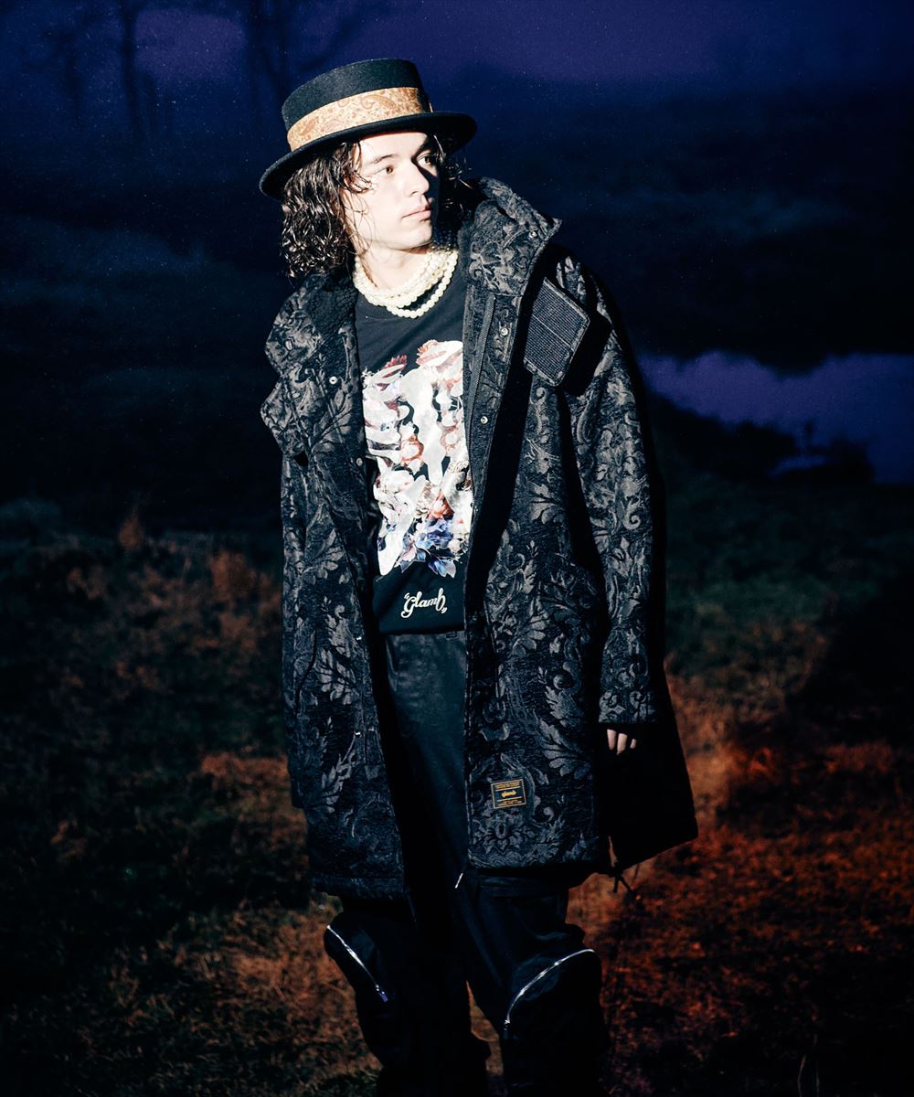 glamb グラム Skelton Flower T-Shirt スケルトンフラワーTシャツ 特別価格