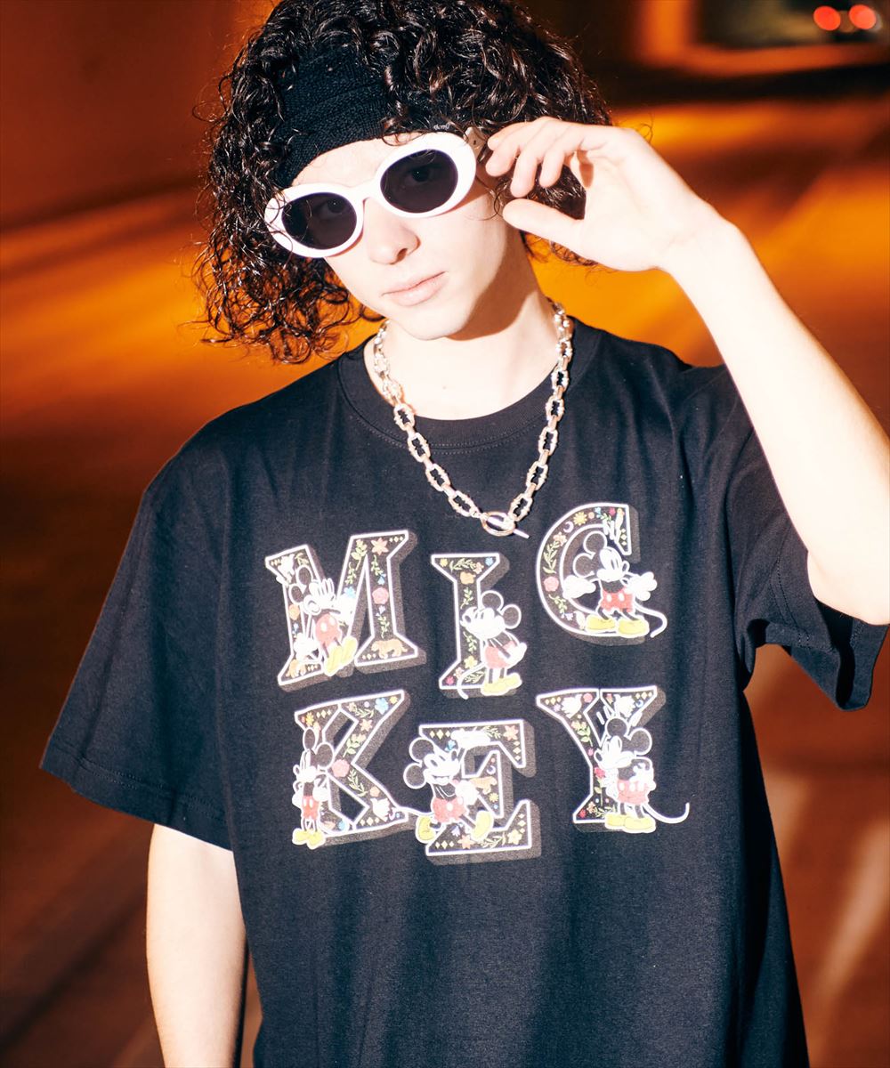 glamb グラム [Mickey Mouse] Logo T-Shirt / [ミッキーマウス]ロゴＴシャツ