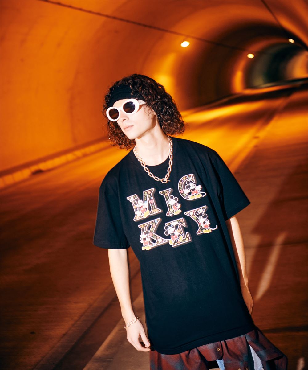 glamb グラム [Mickey Mouse] Logo T-Shirt / [ミッキーマウス]ロゴＴシャツ