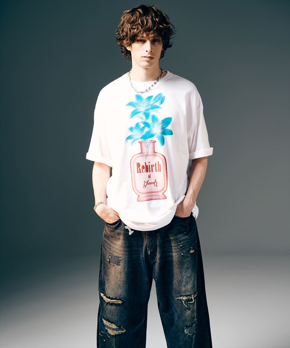 Perfume Bottle T-Shirt / パフュームボトルTシャツ glamb グラム