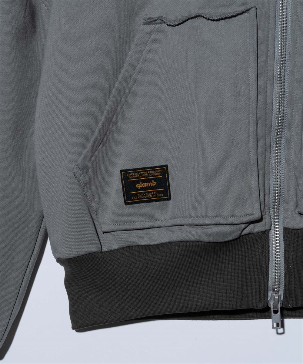 Layered Neck Hoodie / レイヤードネックフーディ glamb グラム
