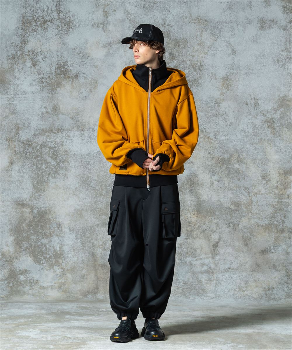 Layered Neck Hoodie / レイヤードネックフーディ glamb グラム