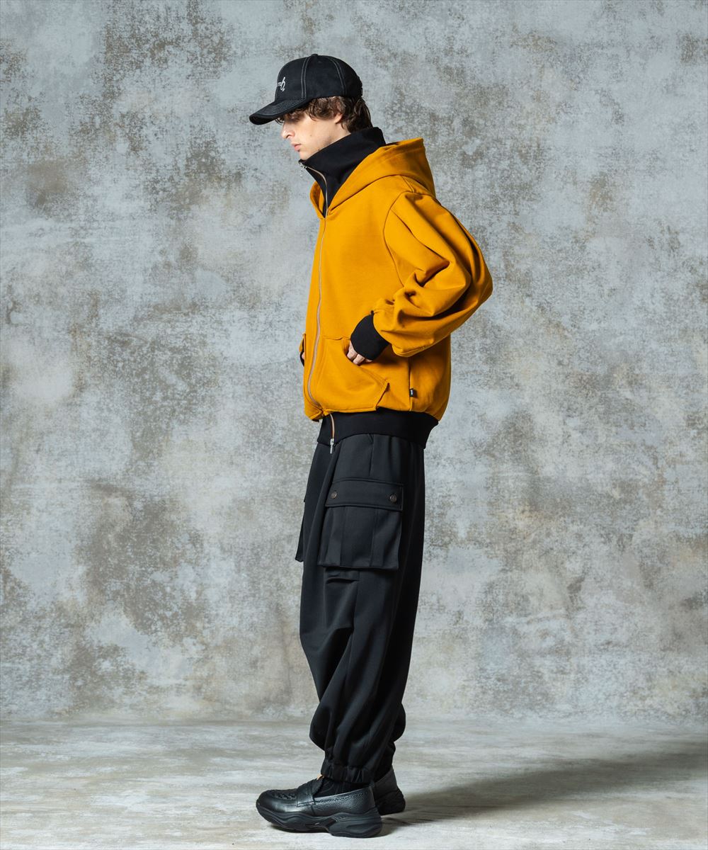 タイムセール Layered Neck Hoodie / レイヤードネックフーディ glamb グラム 特別価格