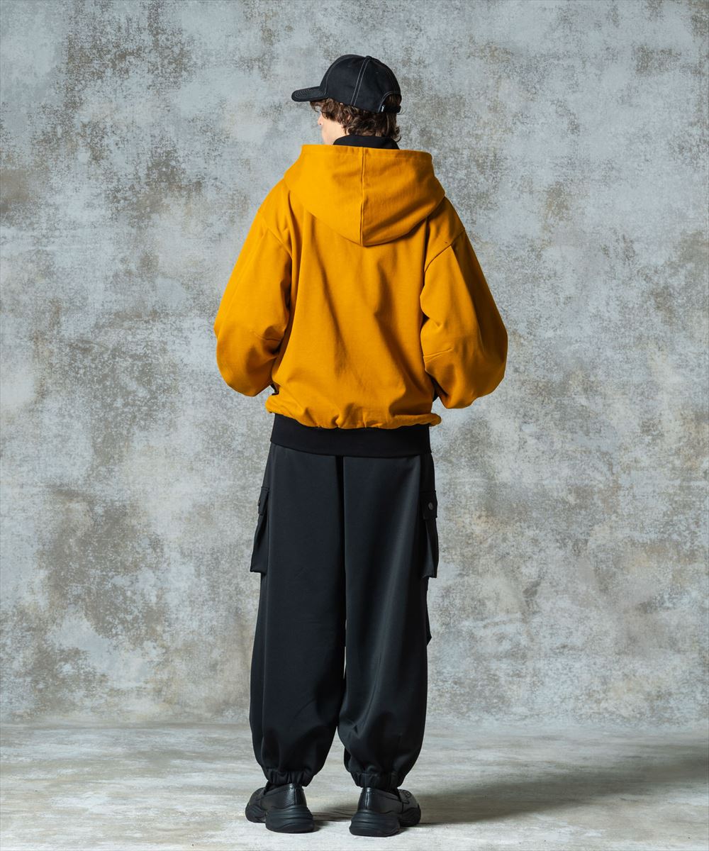 タイムセール Layered Neck Hoodie / レイヤードネックフーディ glamb グラム 特別価格