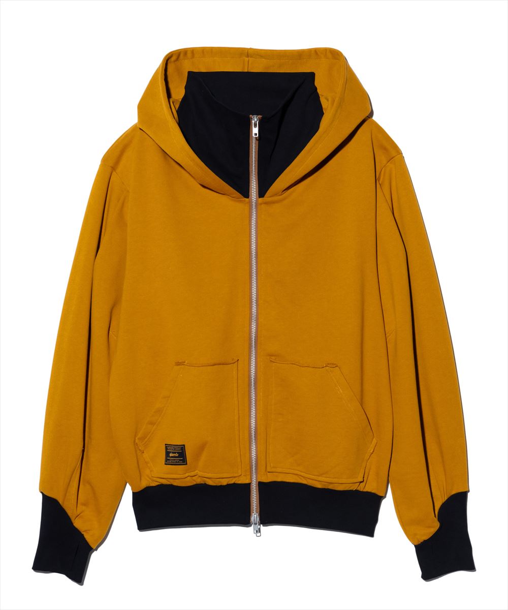 タイムセール Layered Neck Hoodie / レイヤードネックフーディ glamb グラム 特別価格