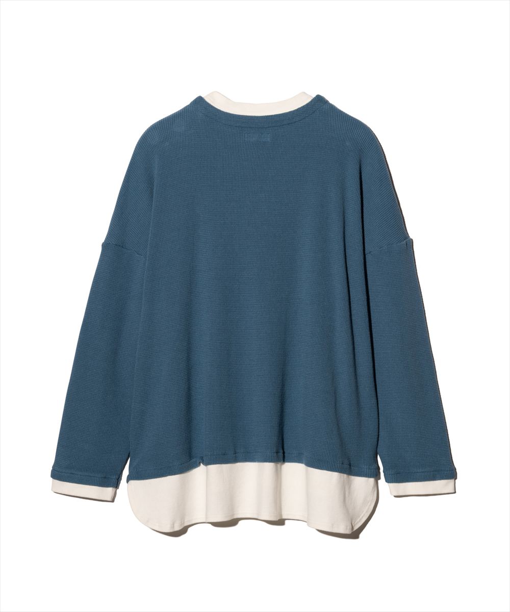 Layered Skipper Cutsew / レイヤードスキッパーカットソー glamb グラム