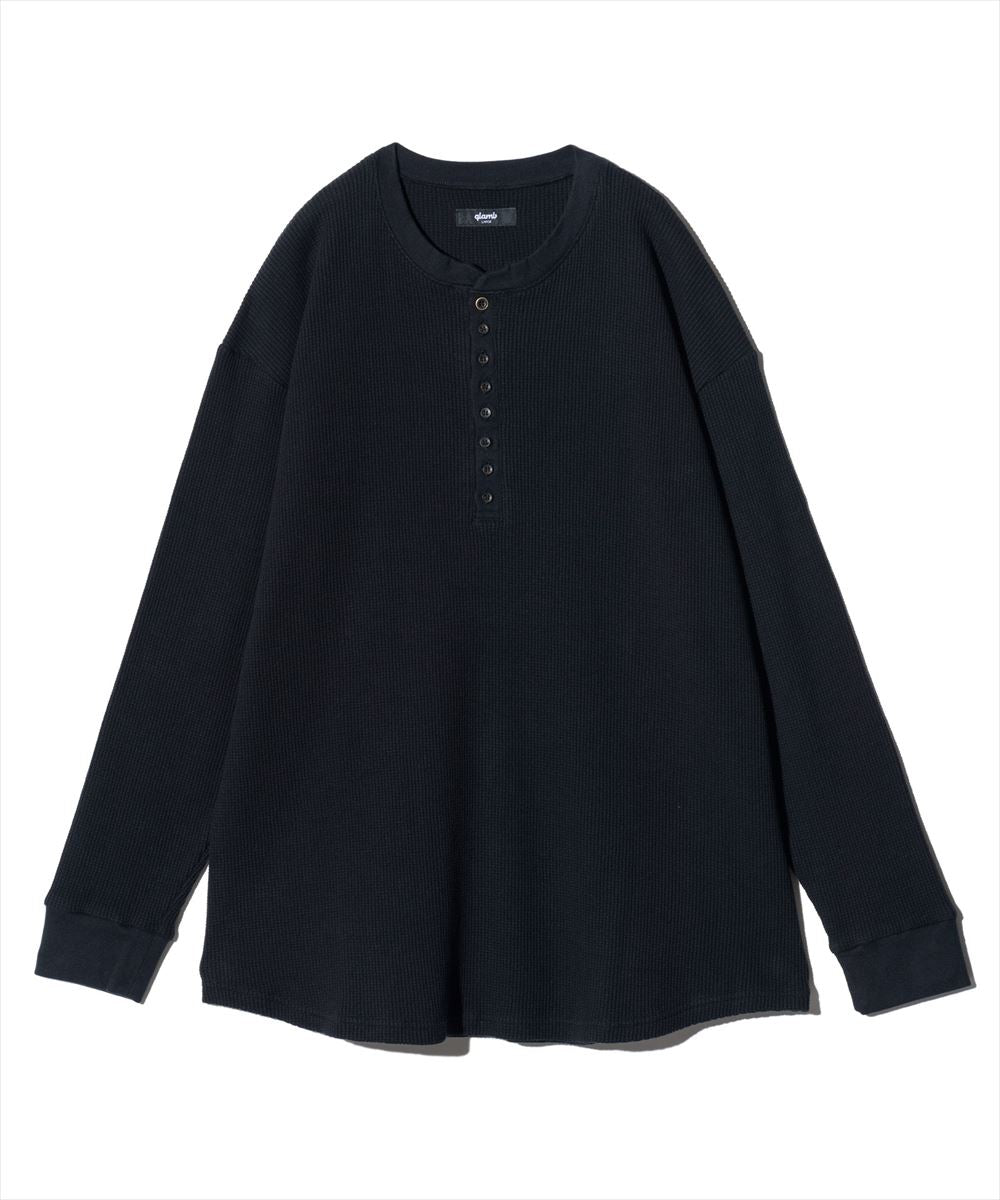 SALE/セール glamb グラム Waffle Augusta Cutsew / ワッフルオーガスタカットソー