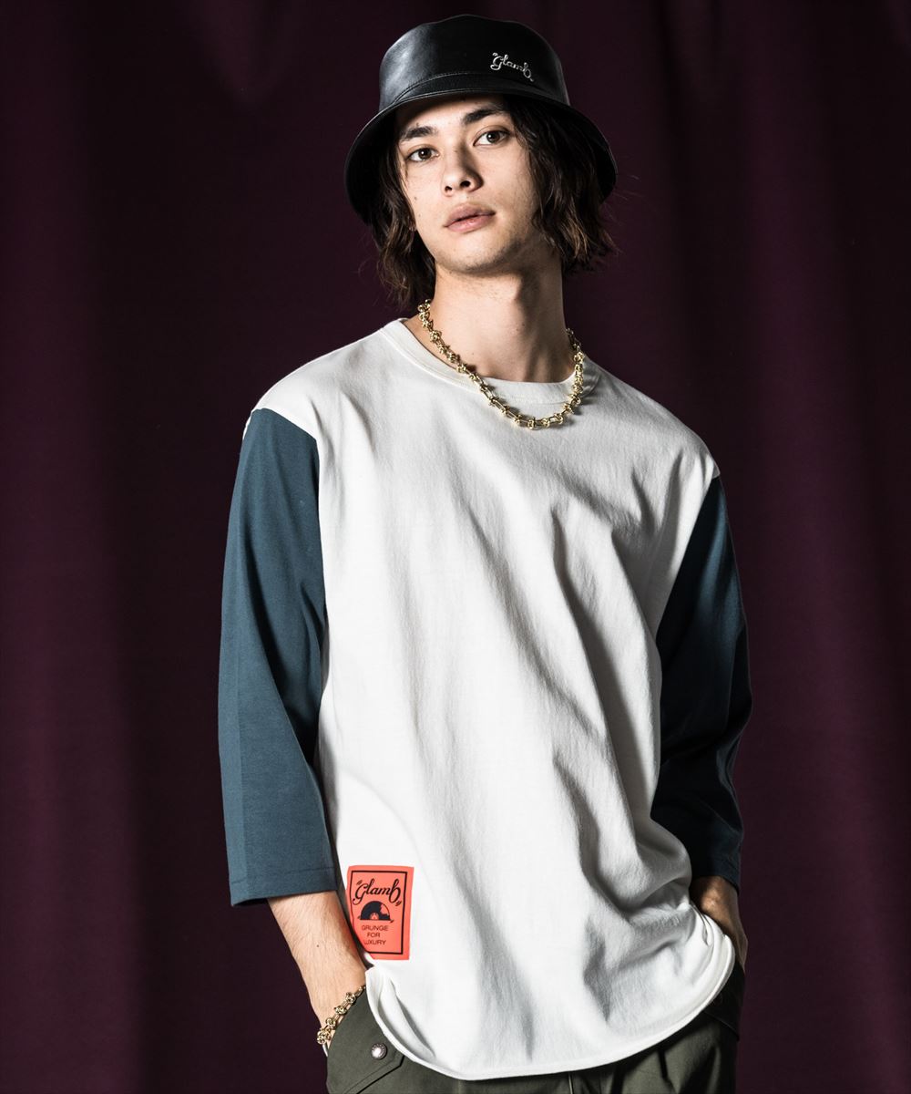 SALE/セール glamb グラム Oversize Record Tag Cutsew オーバーサイズレコードタグカットソー 特別価格