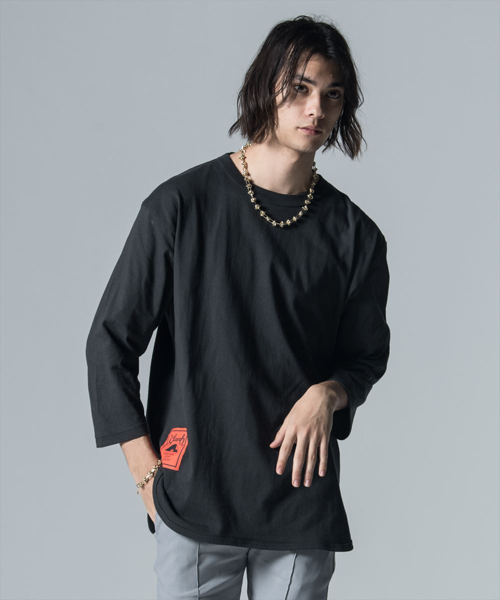SALE/セール glamb グラム Oversize Record Tag Cutsew オーバーサイズレコードタグカットソー 特別価格
