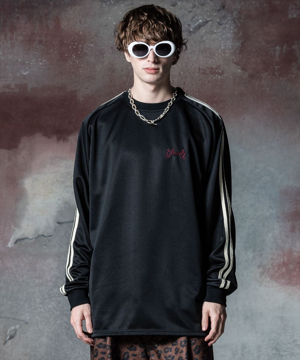 glamb グラム Pullover Line Jersey プルオーバーラインジャージ