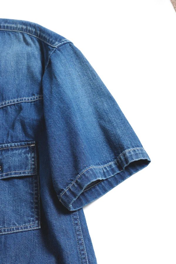 DENIM 2ND S/S SHIRT3YR WASH デニム セカンドシャツ 3yr wash FDMTL ファンダメンタル