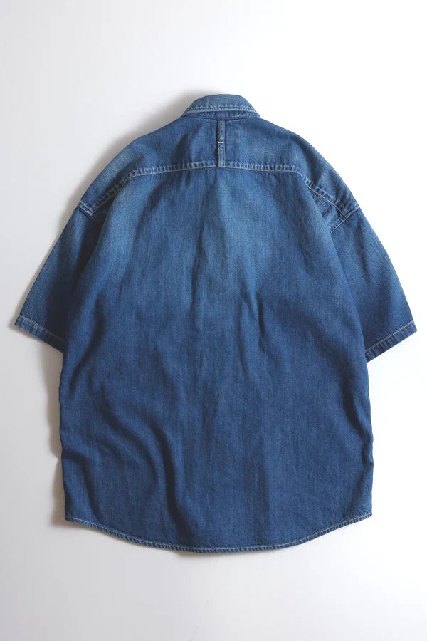 DENIM 2ND S/S SHIRT3YR WASH デニム セカンドシャツ 3yr wash FDMTL ファンダメンタル