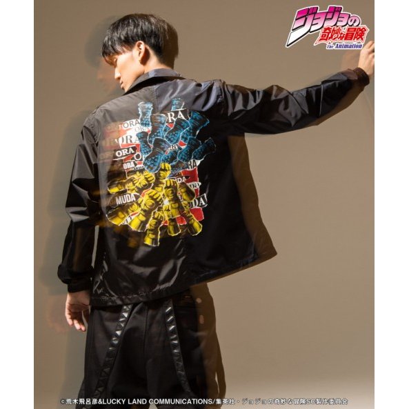 JOJO x glamb グラム　ORA vs MUDA coach jacket　オラvsムダコーチジャケット　ジョジョ
