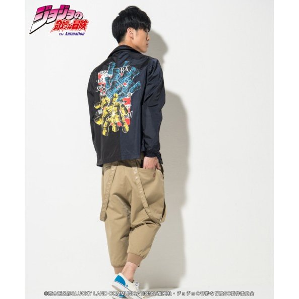 JOJO x glamb グラム　ORA vs MUDA coach jacket　オラvsムダコーチジャケット　ジョジョ
