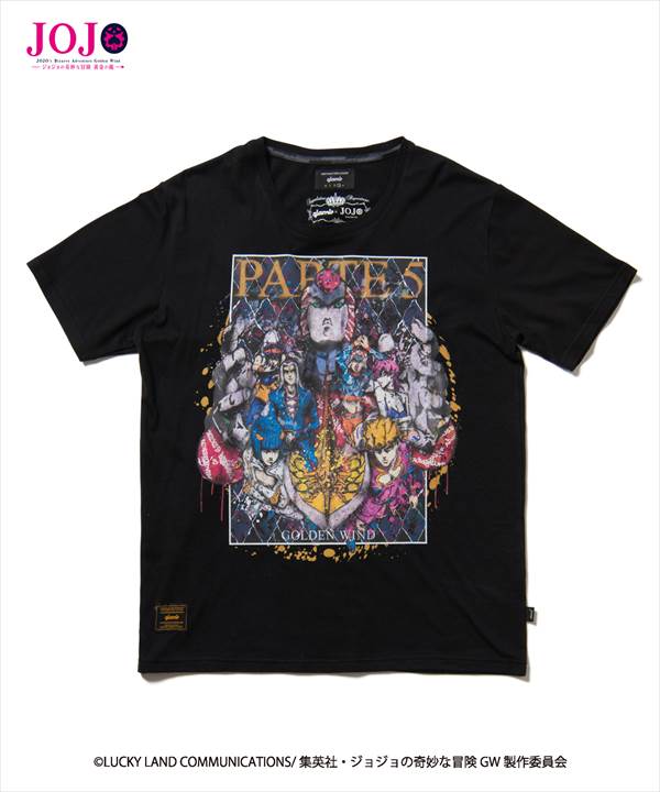 glamb・グラム　Golden Wind T　ゴールデンウィンド Tシャツ　JOJO