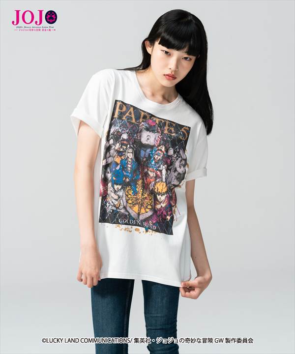 【2026年6月入荷分予約】glamb・グラム　Golden Wind T　ゴールデンウィンド Tシャツ　JOJO