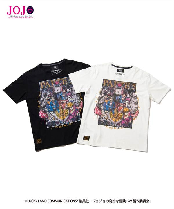 【2026年6月入荷分予約】glamb・グラム　Golden Wind T　ゴールデンウィンド Tシャツ　JOJO
