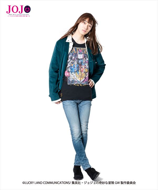 glamb・グラム　Golden Wind T　ゴールデンウィンド Tシャツ　JOJO