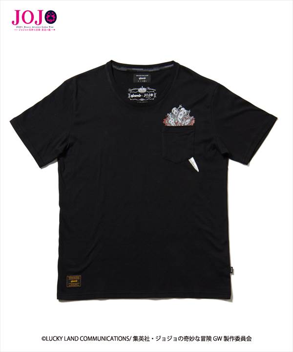 JOJO x glamb・グラム ジョジョ Risotto Nero’s stand pocket T メタリカポケット Tシャツ