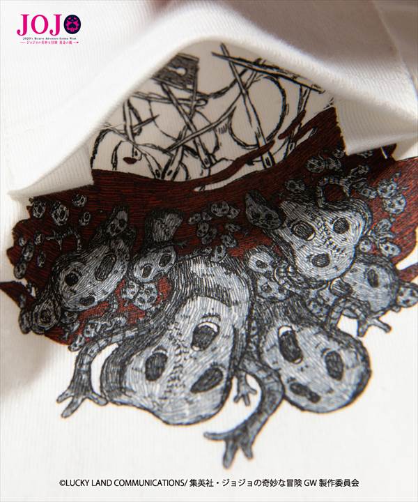 JOJO x glamb・グラム ジョジョ Risotto Nero’s stand pocket T メタリカポケット Tシャツ