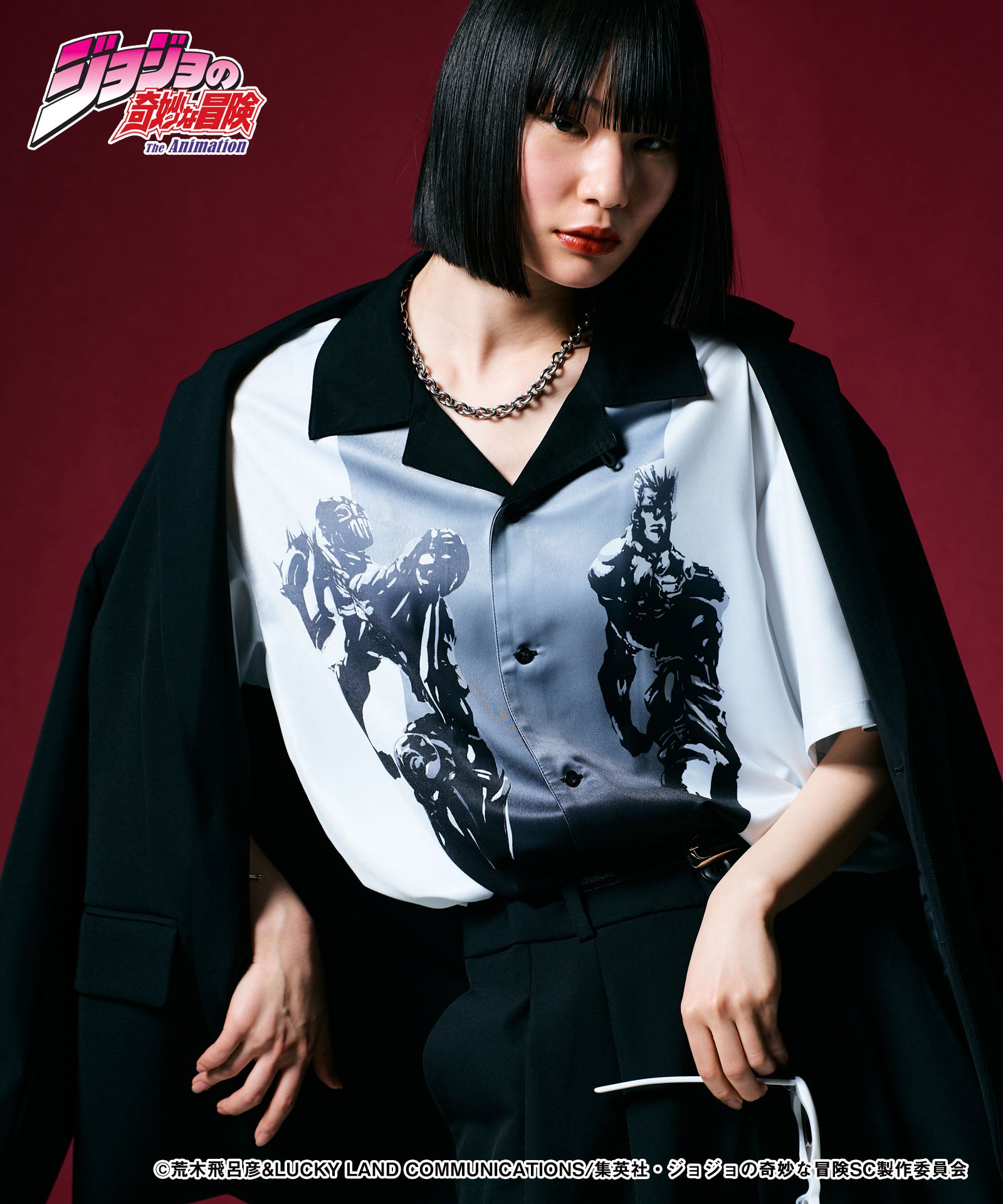 JOJO ジョジョ glamb グラム Jean Pierre Polnareff Shirt ジャン・ピエール・ポルナレフ シャツ