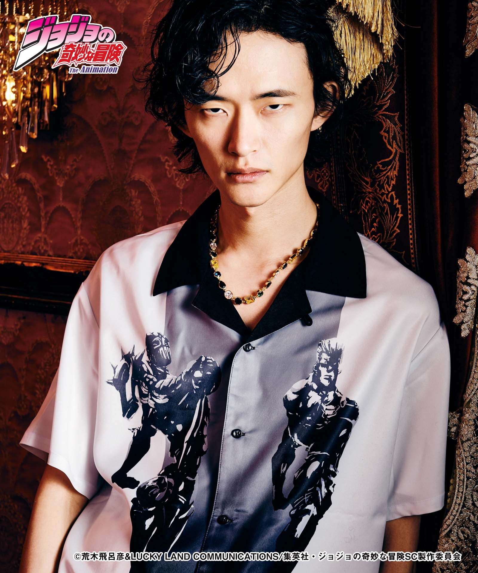 JOJO ジョジョ glamb グラム Jean Pierre Polnareff Shirt ジャン・ピエール・ポルナレフ シャツ