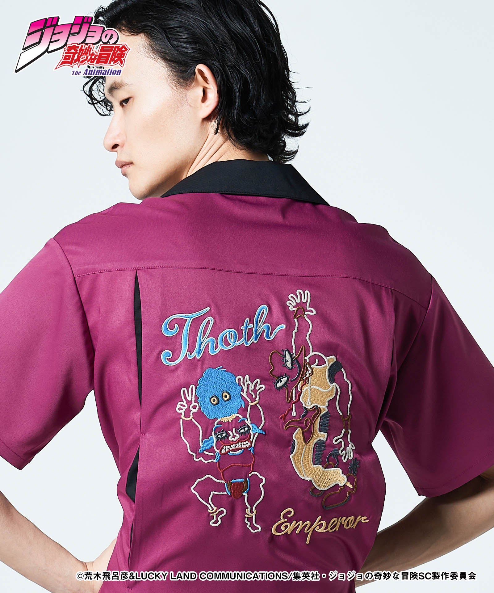 【Sサイズはメーカーお取り寄せ】JOJO ジョジョ glamb グラム Hol Horse ＆ Boingo Shirt ホル・ホース アンド ボインゴ シャツ