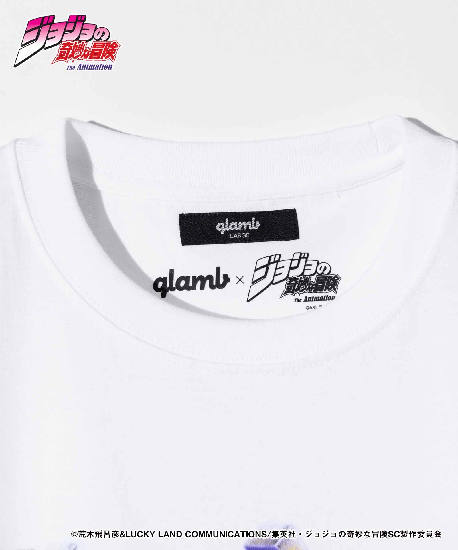 JOJO ジョジョ glamb グラム Star Platinum T-shirts II スタープラチナ TシャツII