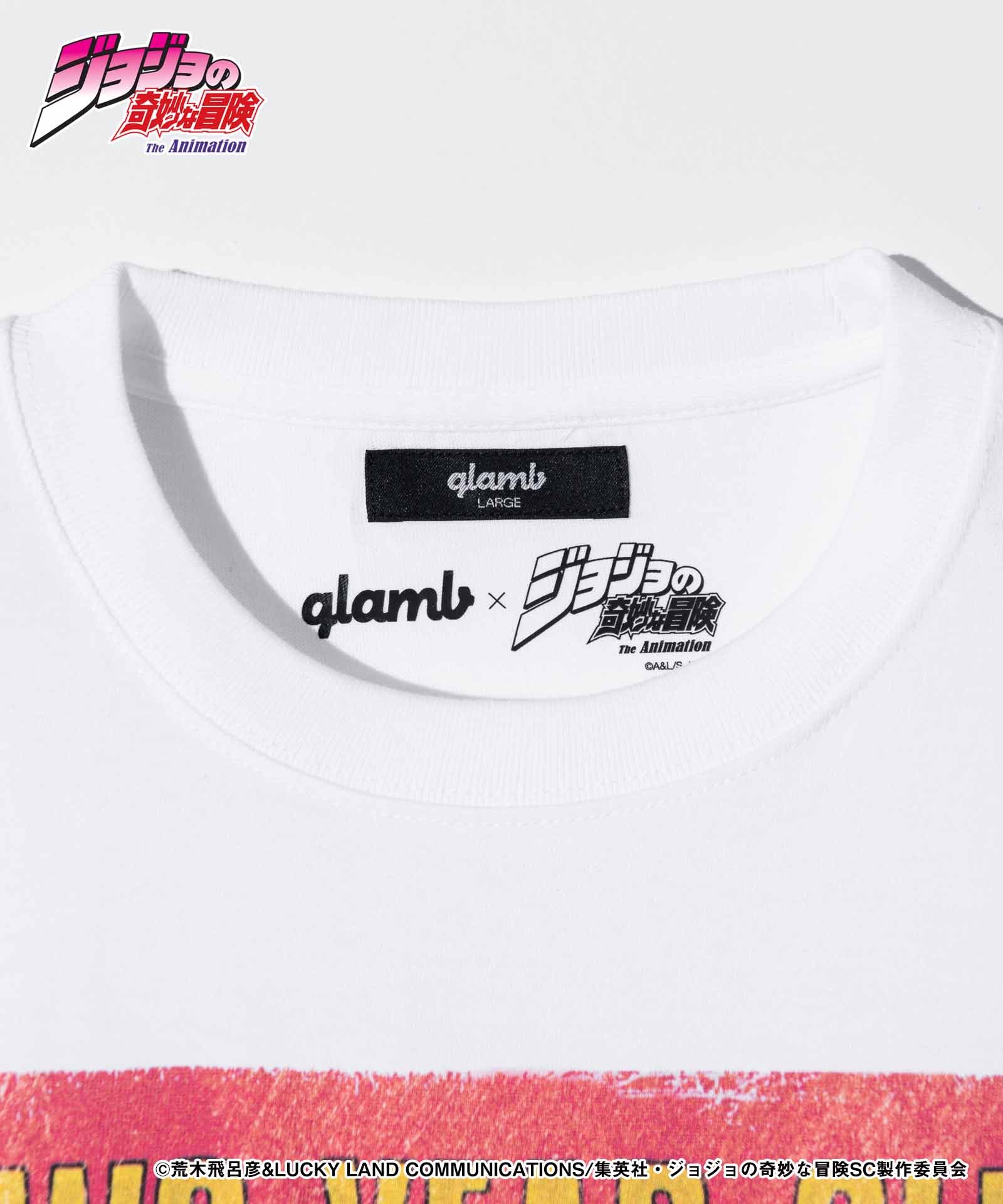 ディエイジド ポルナレフTシャツ De-aged Polnareff T-shirts JOJO ジョジョ glamb グラム