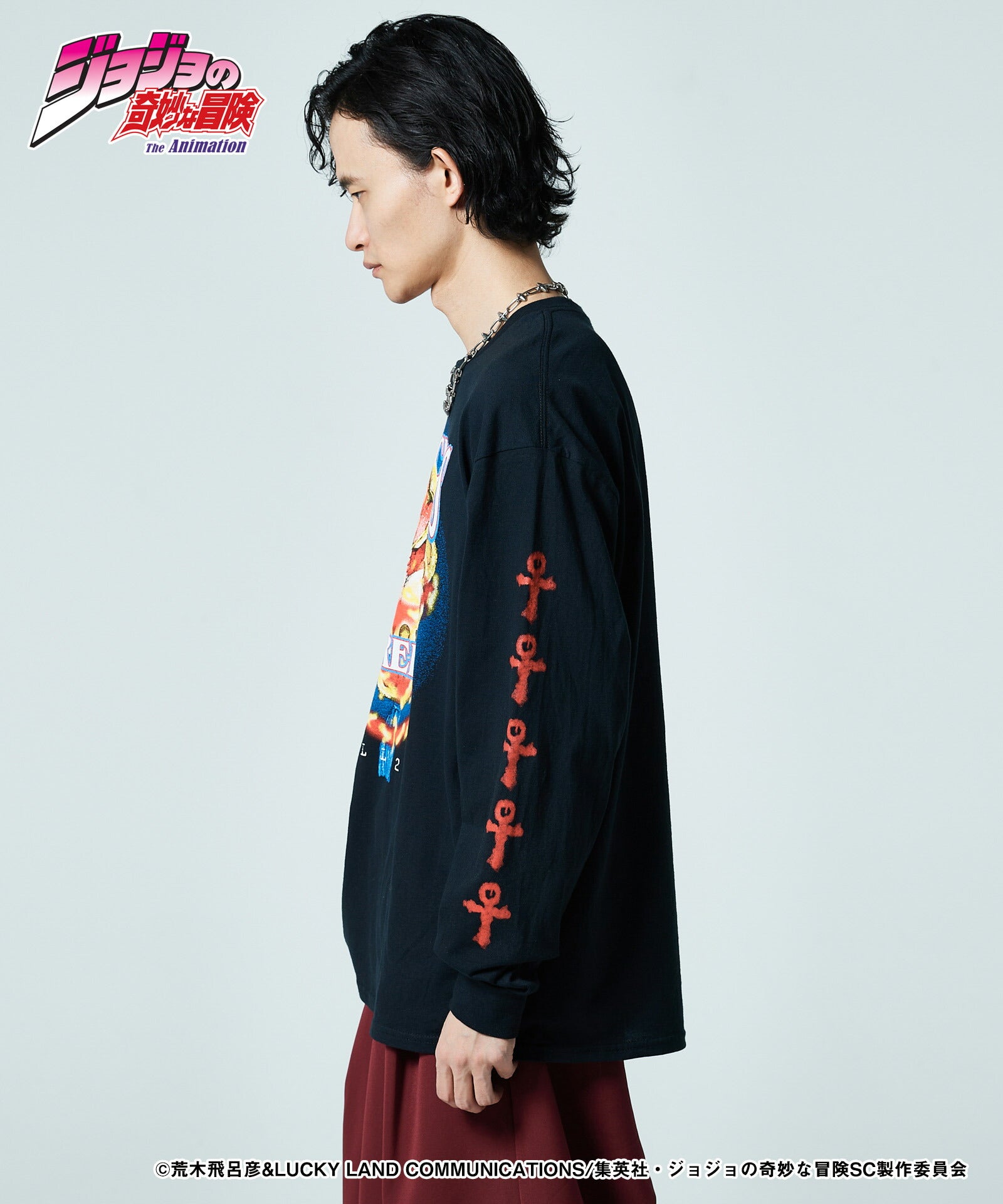 glamb グラム Magician's Red Long Sleeves T-shirt マジシャンズレッドロングスリーブTシャツ JOJO