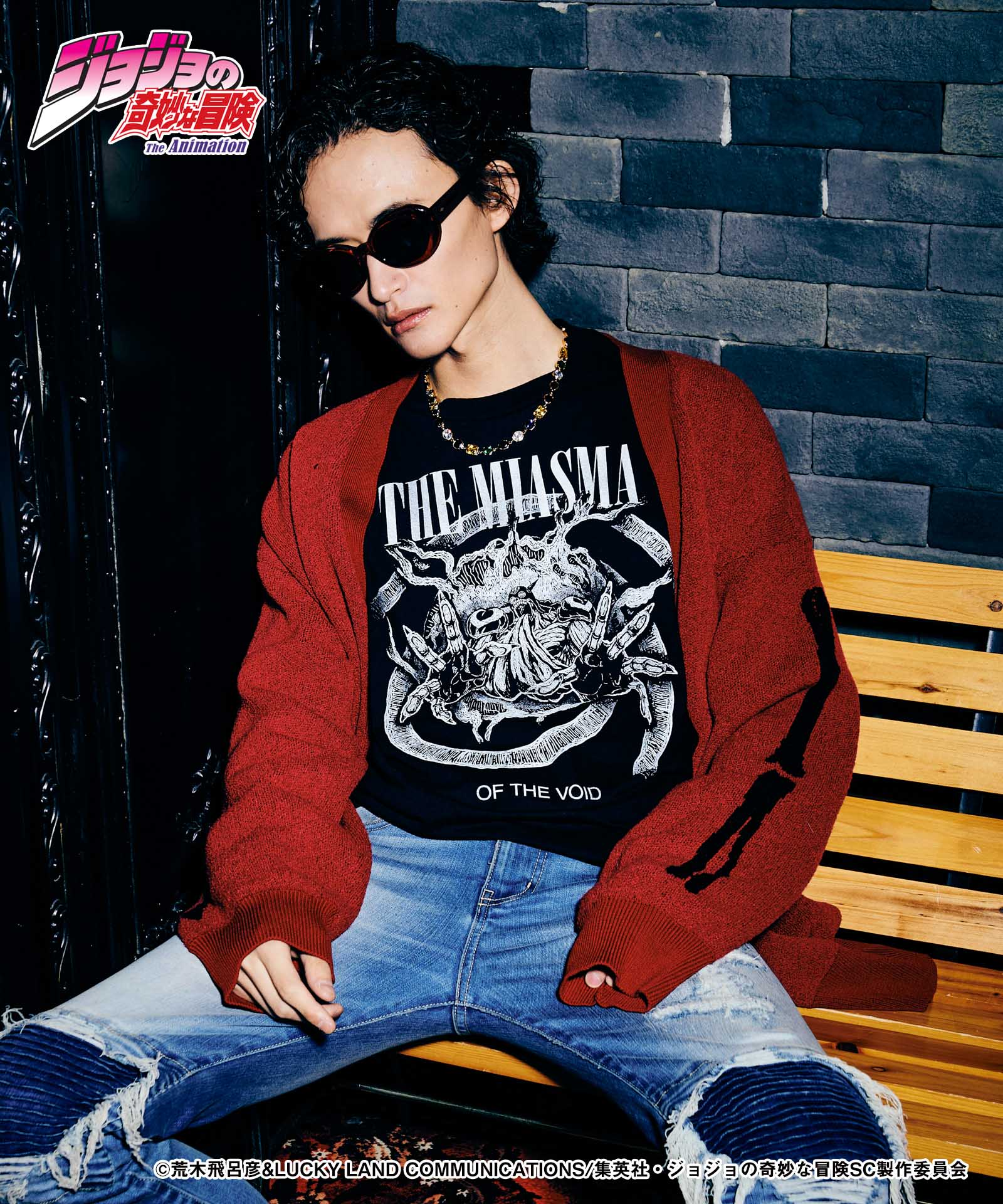 JOJO ジョジョ glamb グラム Cream Long Sleeves T-shirt クリームロングスリーブTシャツ