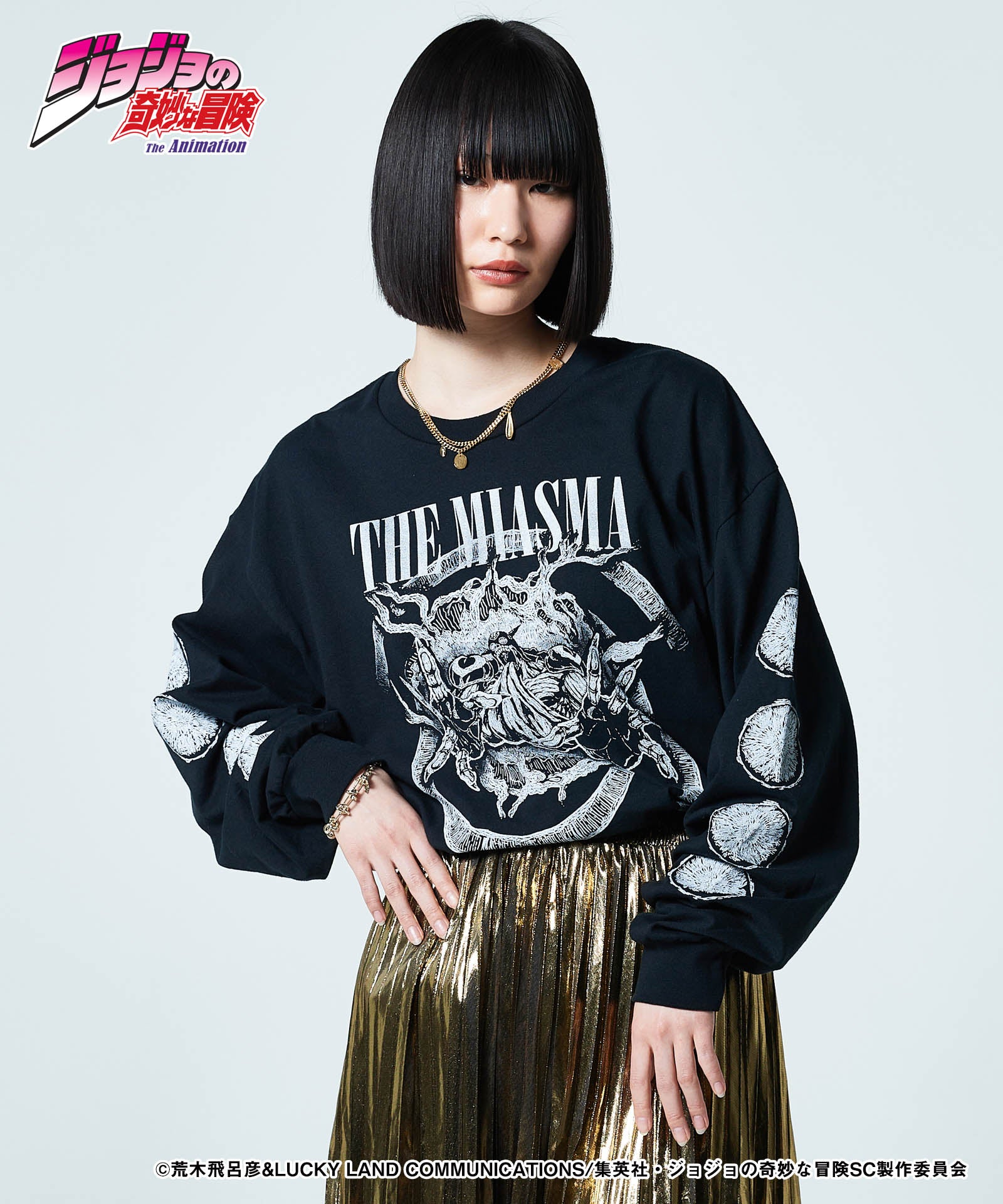 JOJO ジョジョ glamb グラム Cream Long Sleeves T-shirt クリームロングスリーブTシャツ