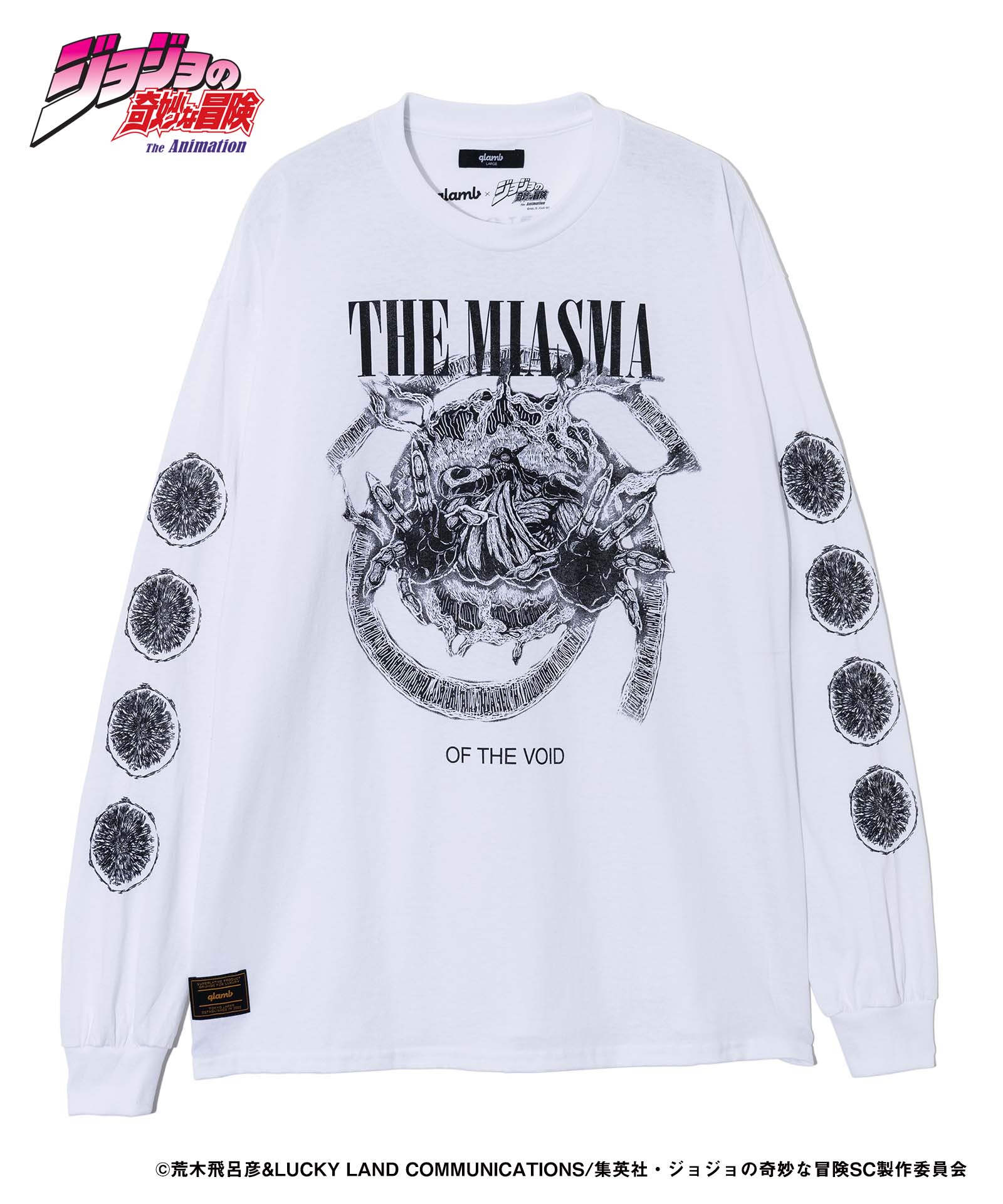 JOJO ジョジョ glamb グラム Cream Long Sleeves T-shirt クリームロングスリーブTシャツ