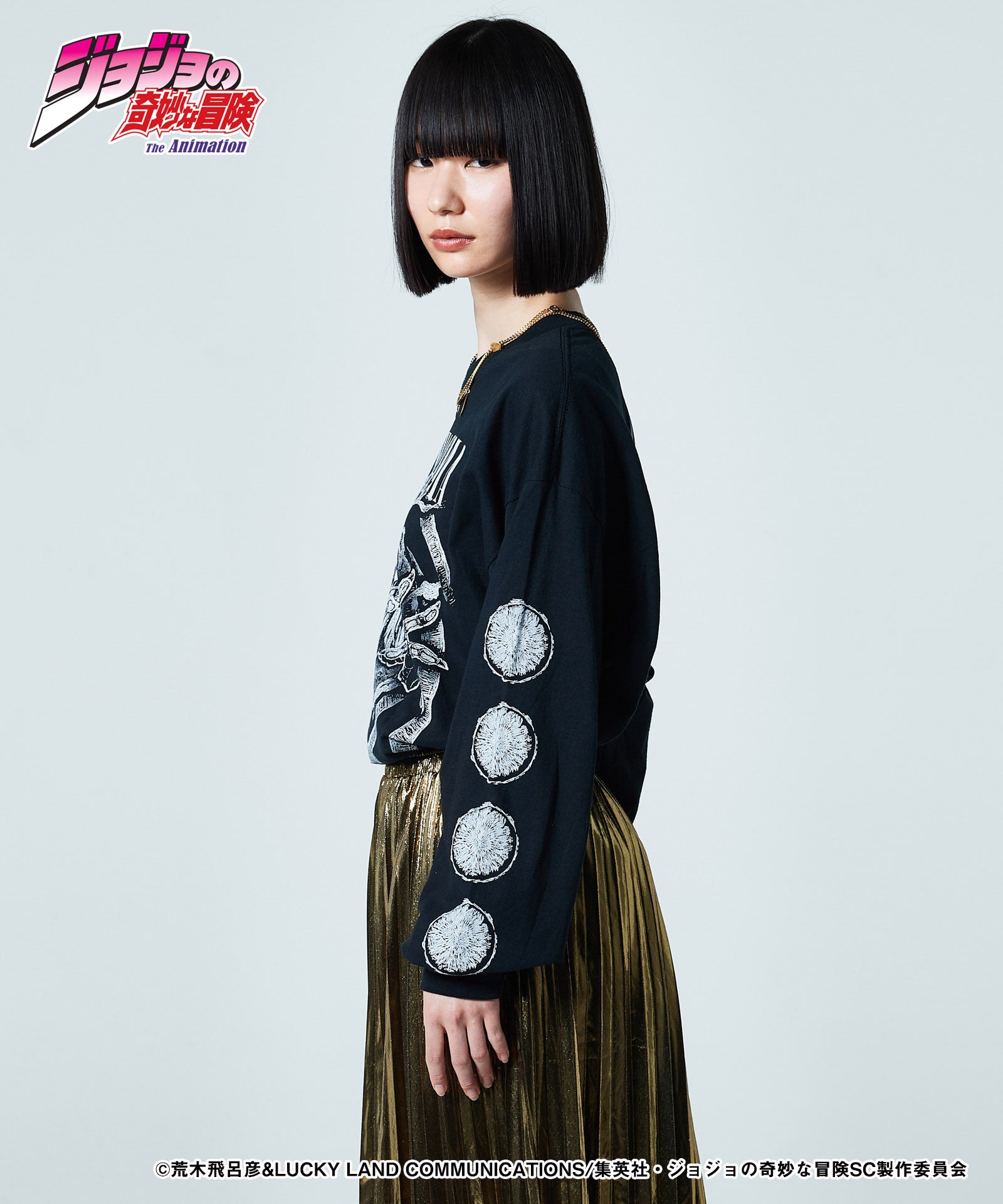 JOJO ジョジョ glamb グラム Cream Long Sleeves T-shirt クリームロングスリーブTシャツ