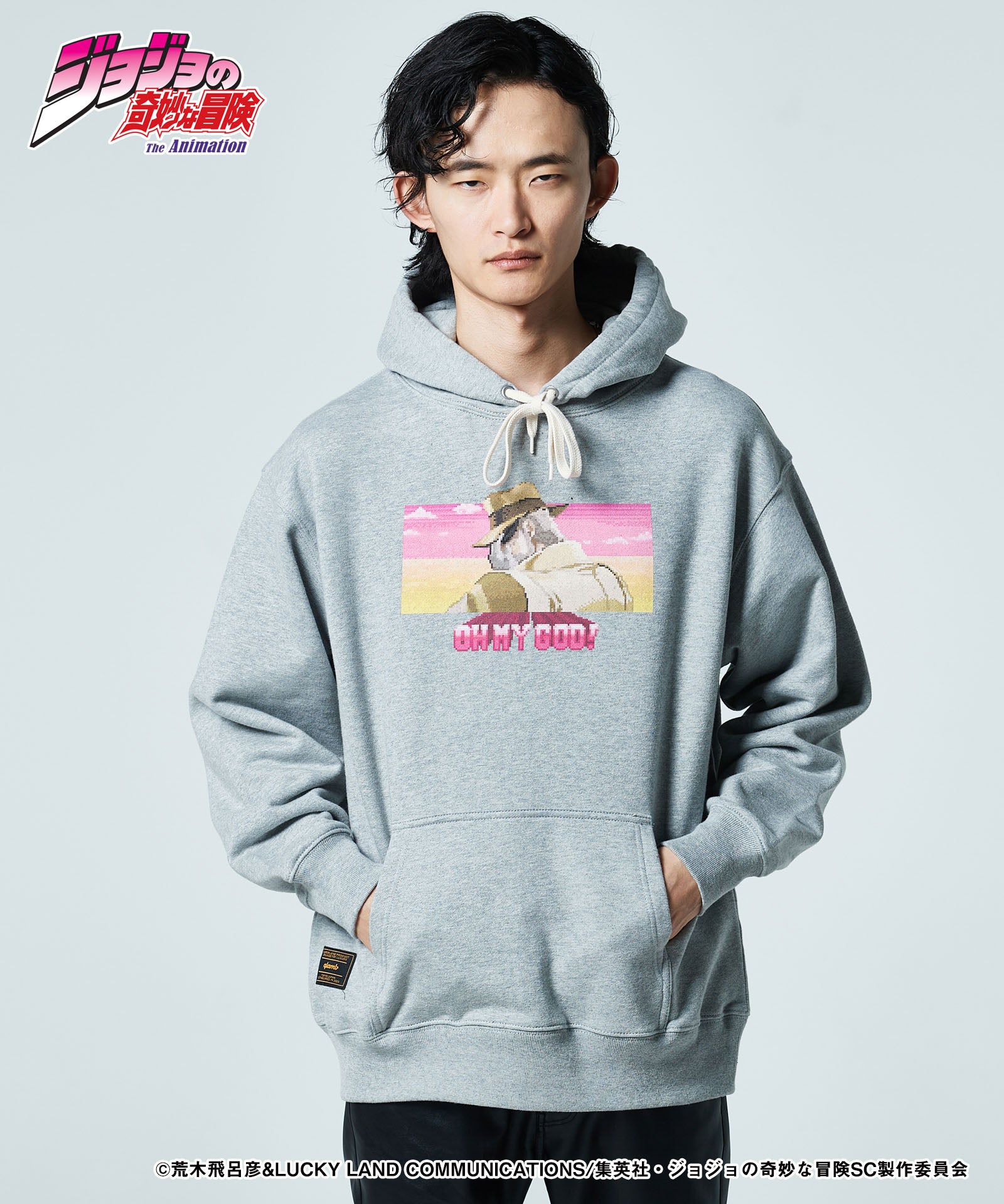 JOJO ジョジョ glamb グラム Joseph Joester Hoodie ジョセフ・ジョースターフーディ
