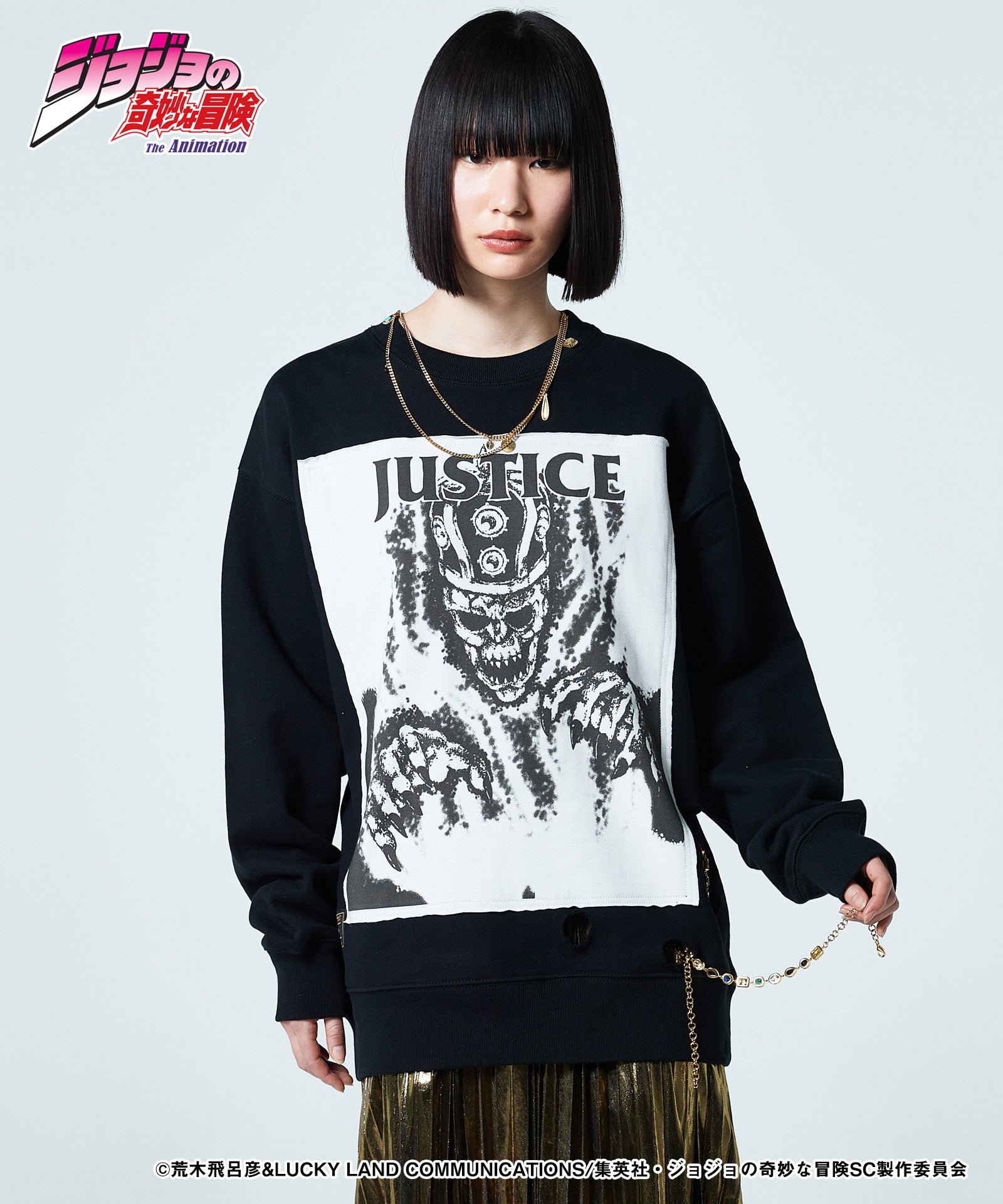 JOJO ジョジョ glamb グラム Justice Sweat ジャスティス スウェット エンヤ婆