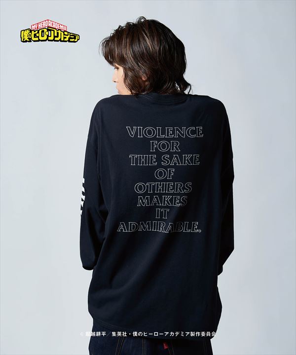 僕のヒーローアカデミア x glamb Tomura Shigaraki Long Sleeves T トムラシガラキ ロングスリーブT 特別価格