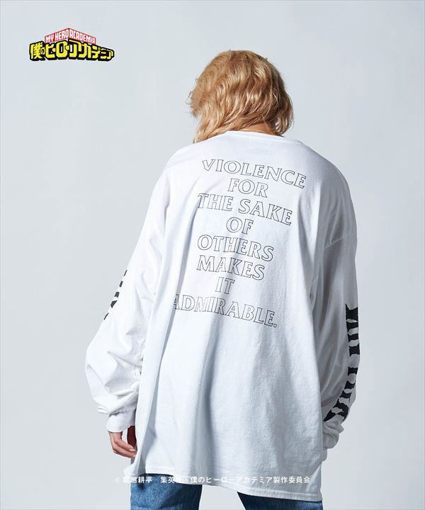 僕のヒーローアカデミア x glamb Tomura Shigaraki Long Sleeves T トムラシガラキ ロングスリーブT 特別価格