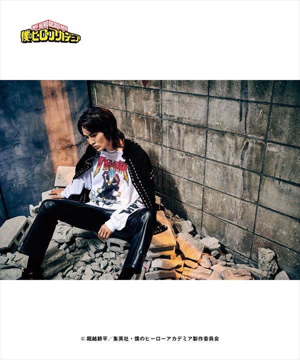 僕のヒーローアカデミア x glamb Tomura Shigaraki Long Sleeves T トムラシガラキ ロングスリーブT 特別価格