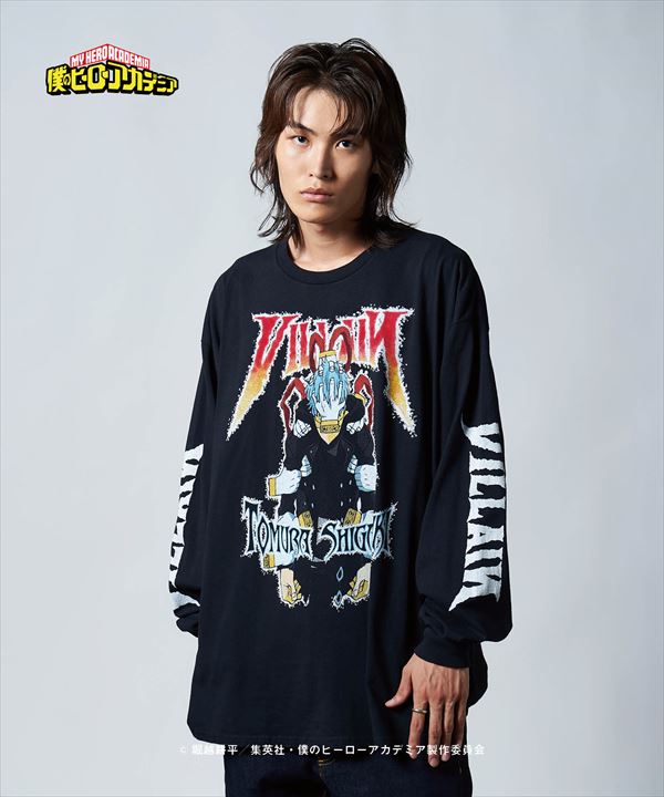 僕のヒーローアカデミア x glamb Tomura Shigaraki Long Sleeves T トムラシガラキ ロングスリーブT 特別価格