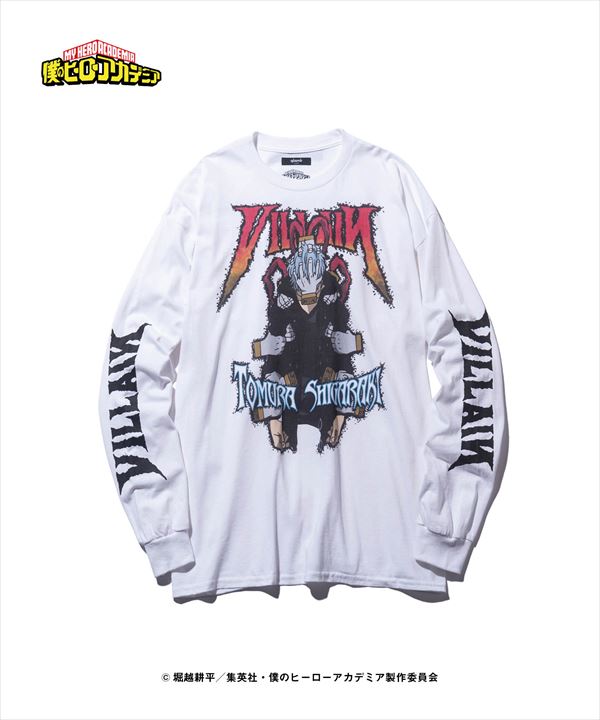 僕のヒーローアカデミア x glamb Tomura Shigaraki Long Sleeves T トムラシガラキ ロングスリーブT 特別価格