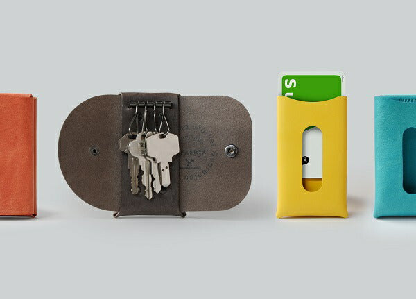 【即納】FABRIK ファブリック：KEY CASE＆CARD/カードも入るレザーキーケース
