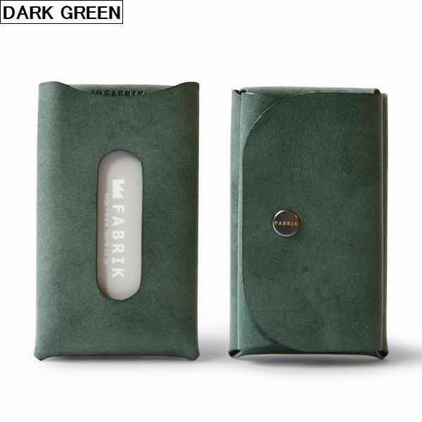【即納】FABRIK ファブリック：KEY CASE＆CARD/カードも入るレザーキーケース