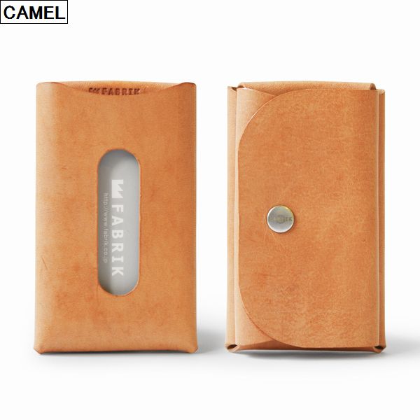 【即納】FABRIK ファブリック：KEY CASE＆CARD/カードも入るレザーキーケース