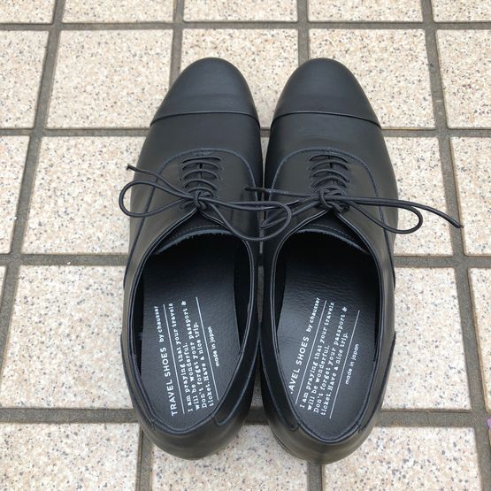 トラベルシューズ バイ ショセ TRAVEL SHOES by chausser ストレートチップ レザーシューズ
