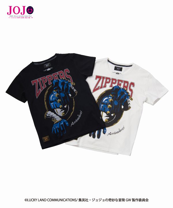 【2026年6月入荷分予約】JOJO x glamb グラム Bruno Bucciarati’s stand T スティッキィ・フィンガーズ Tシャツ 第5部