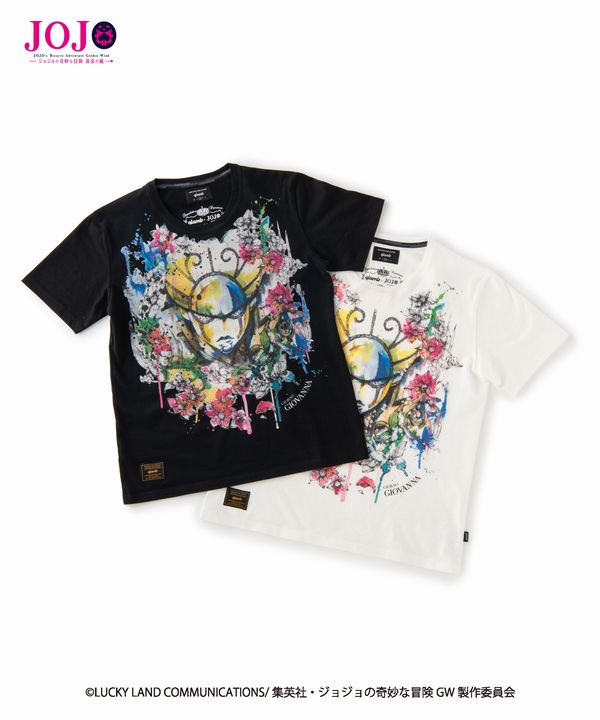 【メーカーお取り寄せ品】glamb・グラム　Giorno Giovanna’s stand T ゴールド・エクスペリエンス Tシャツ JOJO