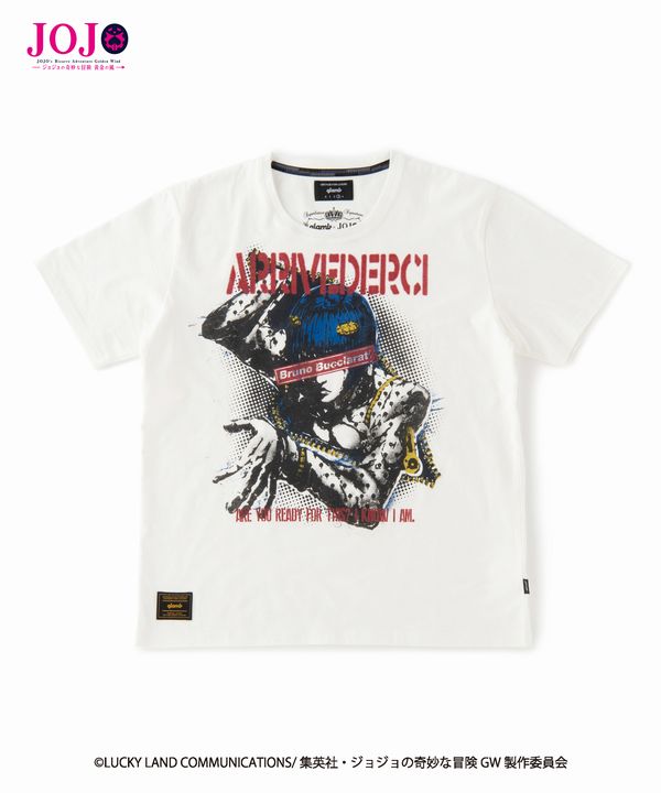 glamb・グラム Bruno Bucciarati T ブローノ・ブチャラティ Tシャツ JOJO ジョジョ