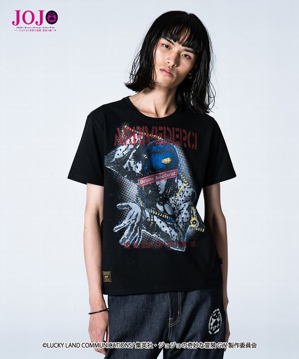 glamb・グラム Bruno Bucciarati T ブローノ・ブチャラティ Tシャツ JOJO ジョジョ